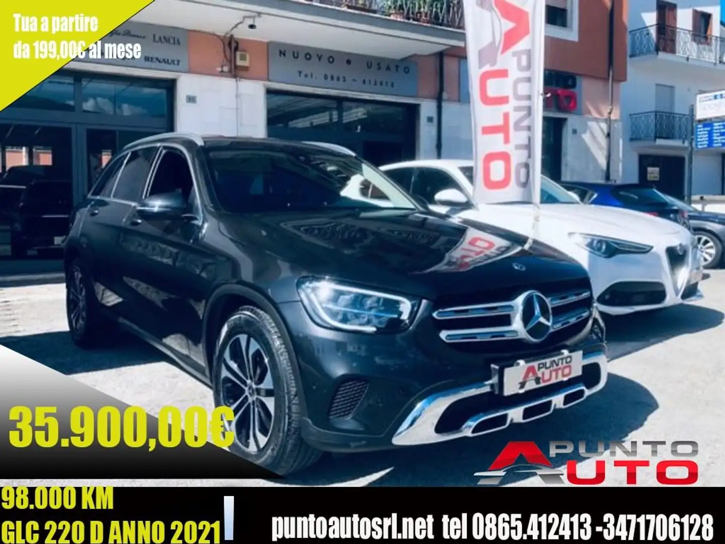 Mercedes-Benz GLC 220 d 4Matic Sport TELECAM Grigio - 1