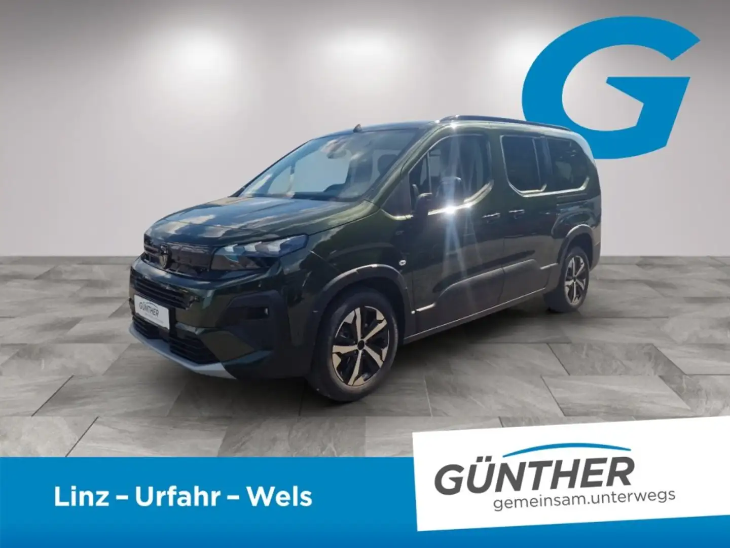 Peugeot Rifter Lang GT BlueHDi 130 EAT8 Groen - 1