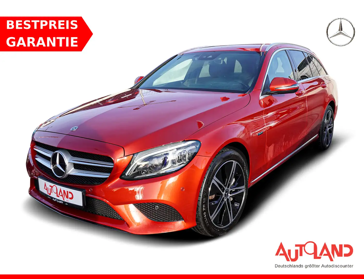 Mercedes-Benz C 300 C300 e T Avantgarde Designo LED AHK Navi Kamera crvena - 1