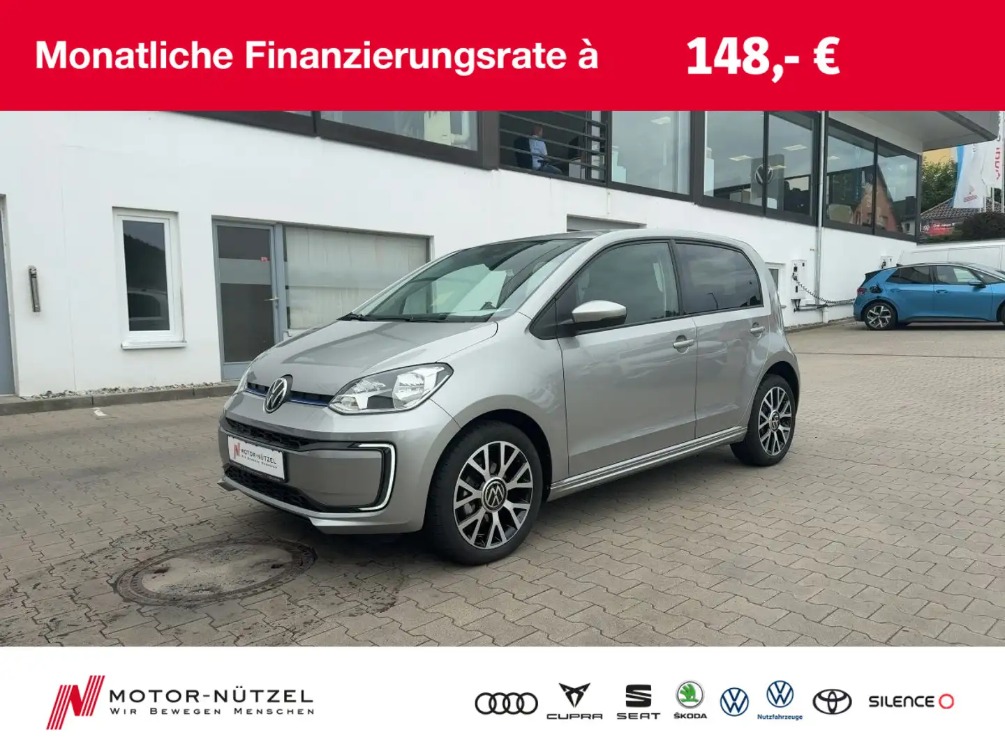 Volkswagen e-up! EDITION DAB+SHZ+RFK+MFA+GRA+BT+LM 16" Argento - 1