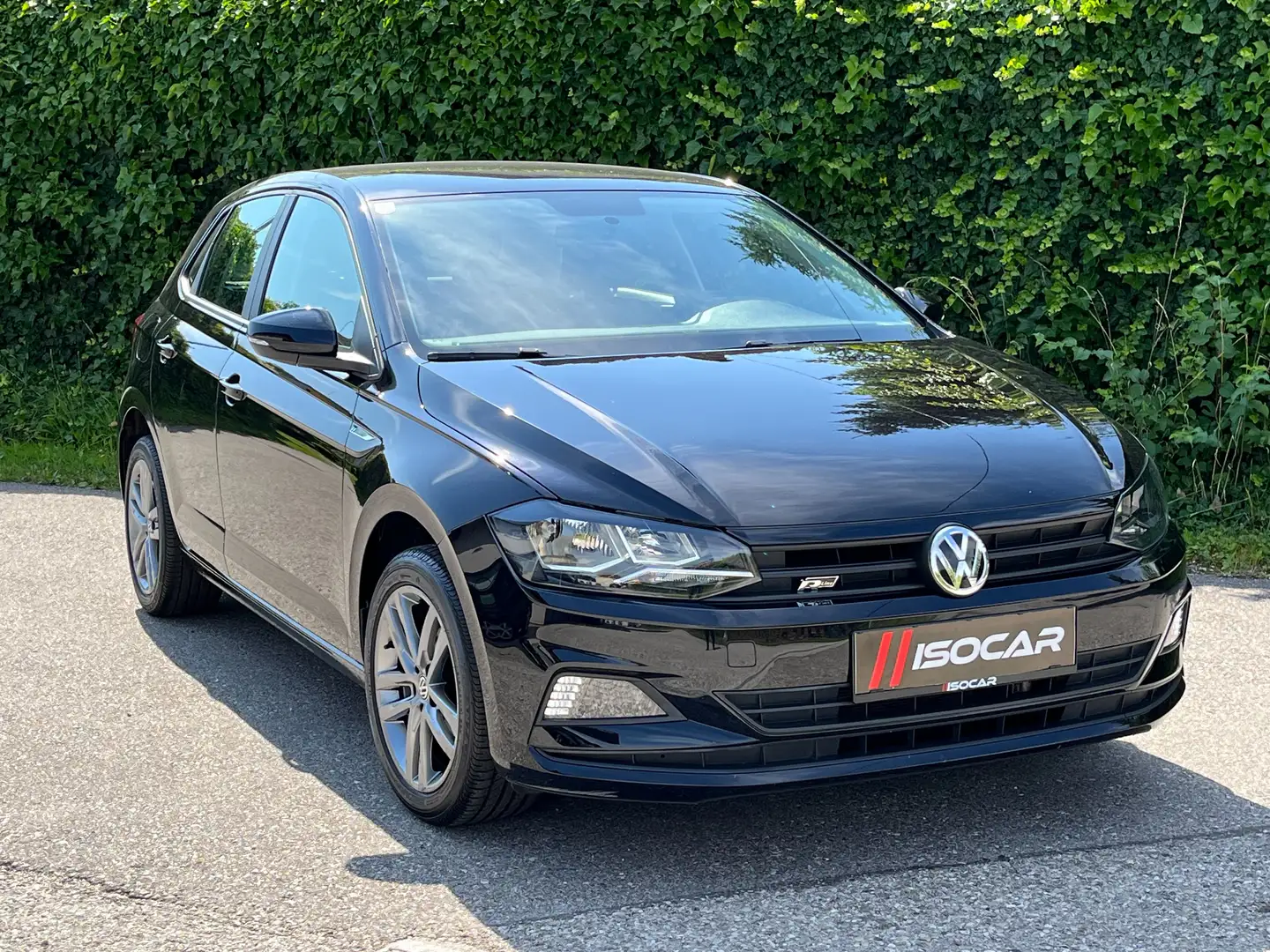 Volkswagen Polo 1,0 // R-LINE OPTIK // WENIG KM // ERSTBESITZ // Schwarz - 1