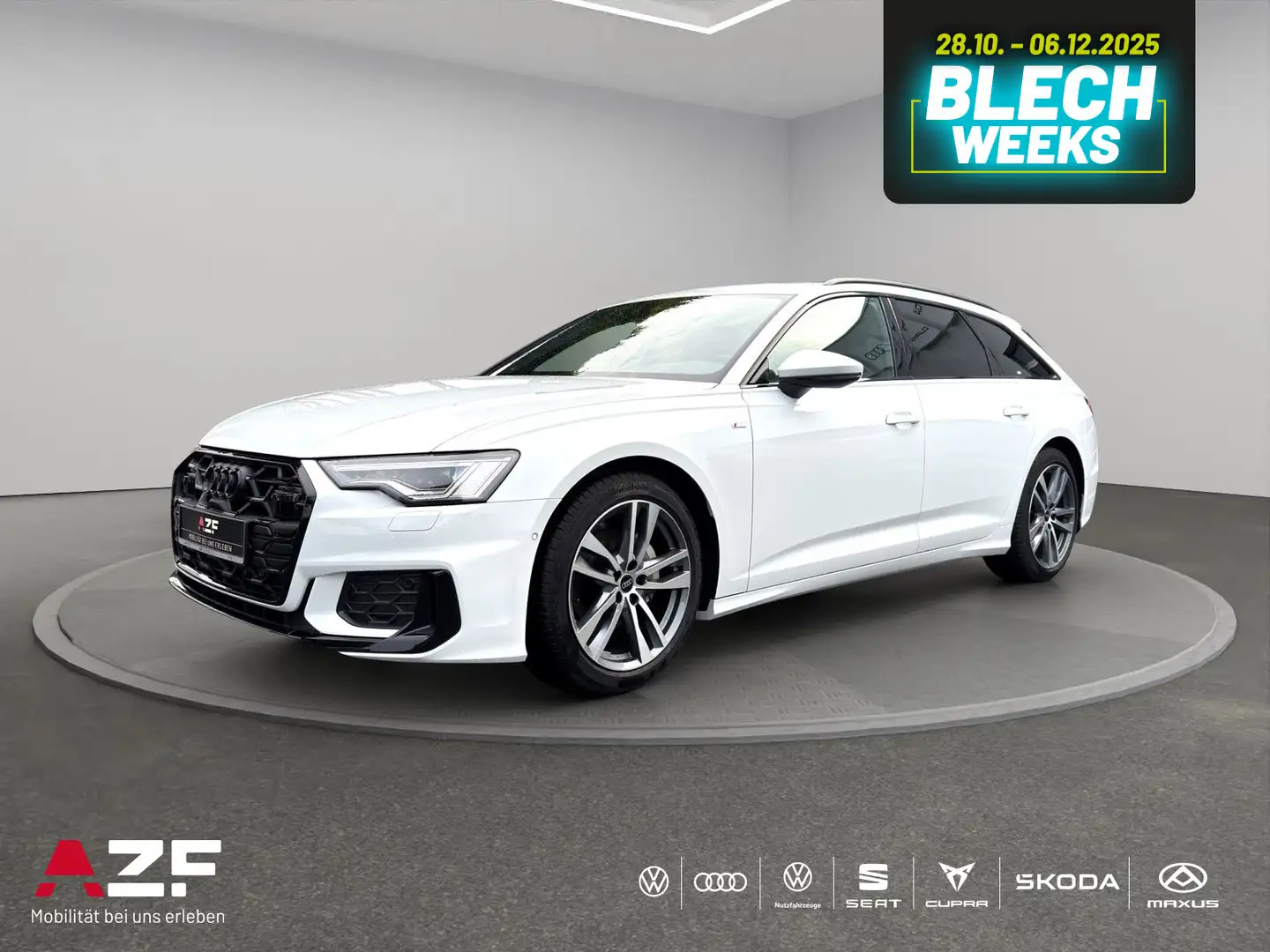 Audi A6 S line 40 TDI quattro S tronic AHK+LED Weiß - 1