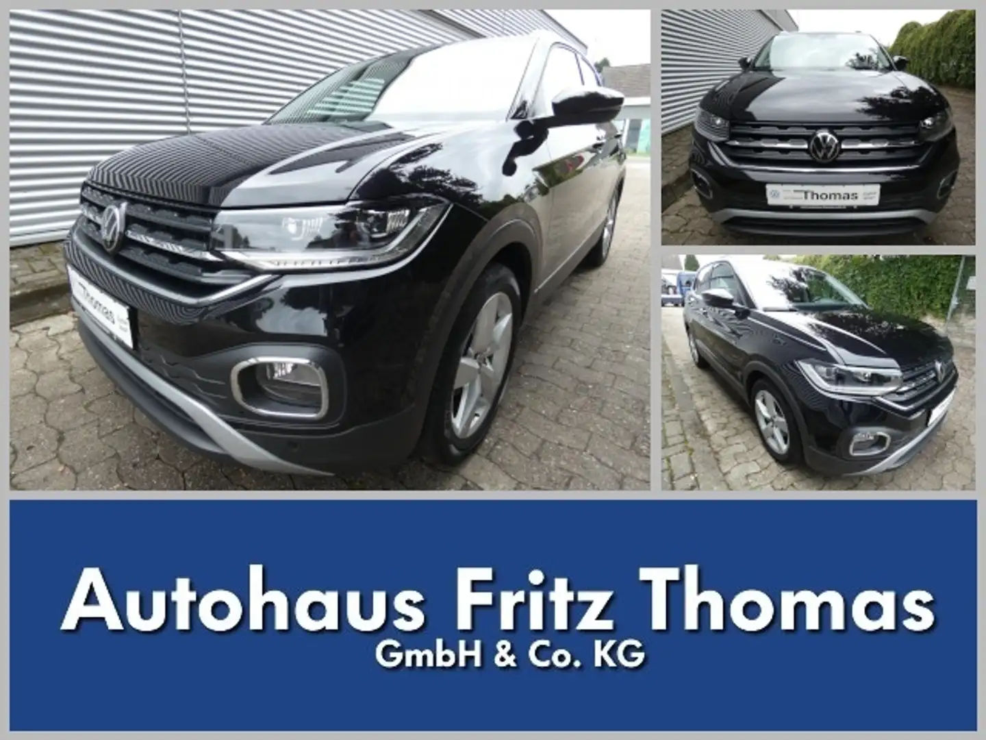 Volkswagen T-Cross 1.5 TSI DSG Style LED Navi AHK RKamera Klima Navi Schwarz - 1