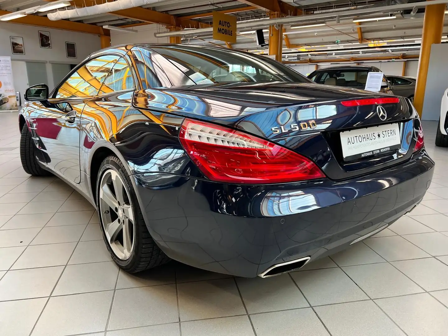 Mercedes-Benz SL 500 |Navi|SHZ|SBL|LED|PDC|Dt. Fahrzeug|1. Hand Blau - 2