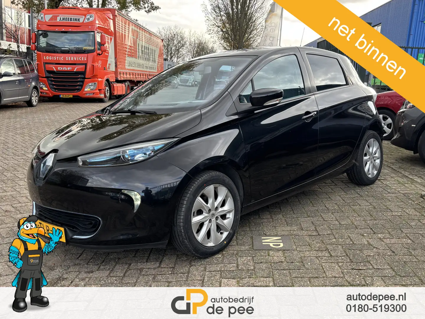 Renault ZOE Q210 Zen Quickcharge 22 kWh GARANTIE/INCL.ACCU/LM. Schwarz - 2