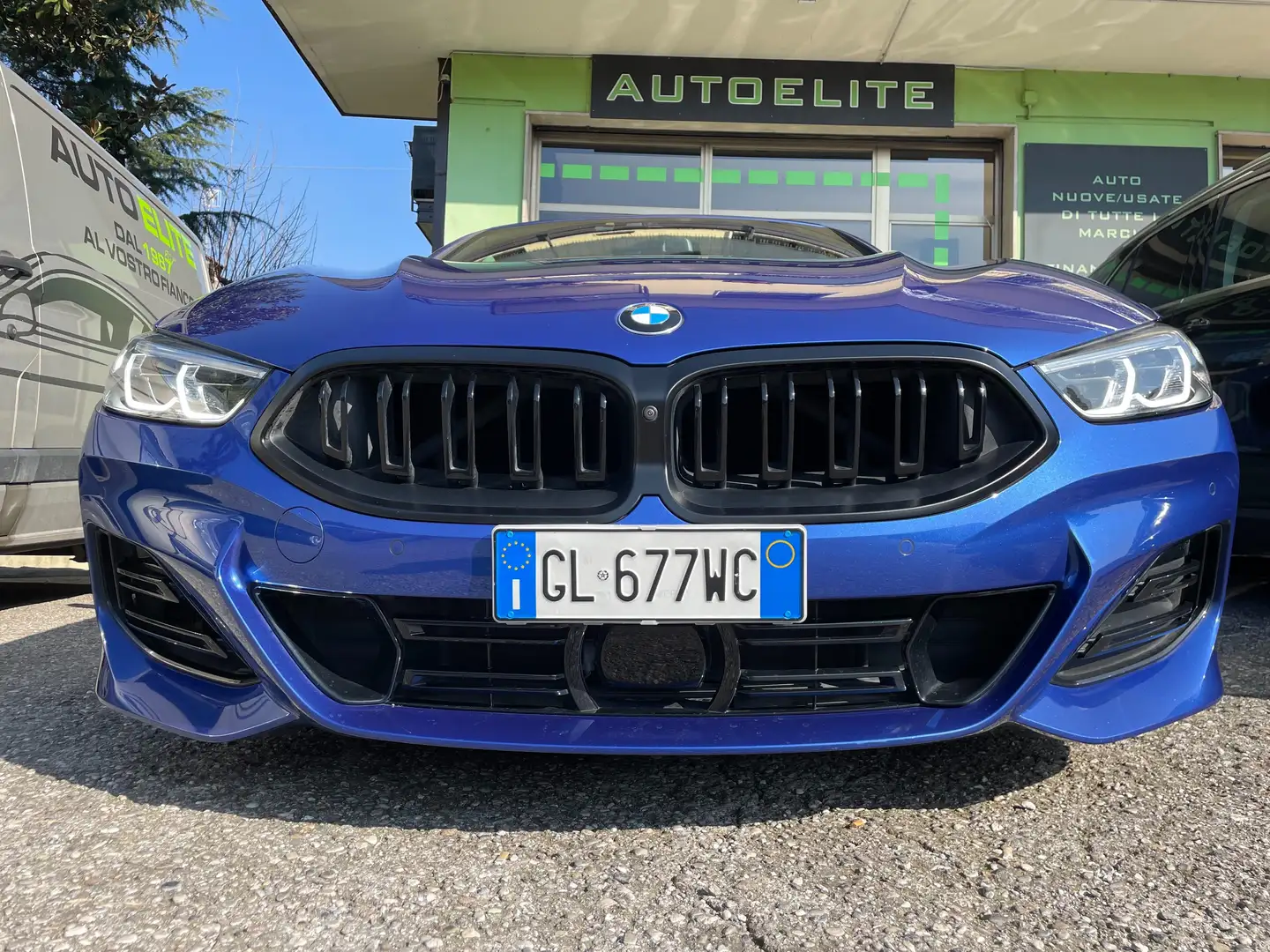 BMW 840 i Cabrio Xdrive auto Unico Proprietario Bleu - 2