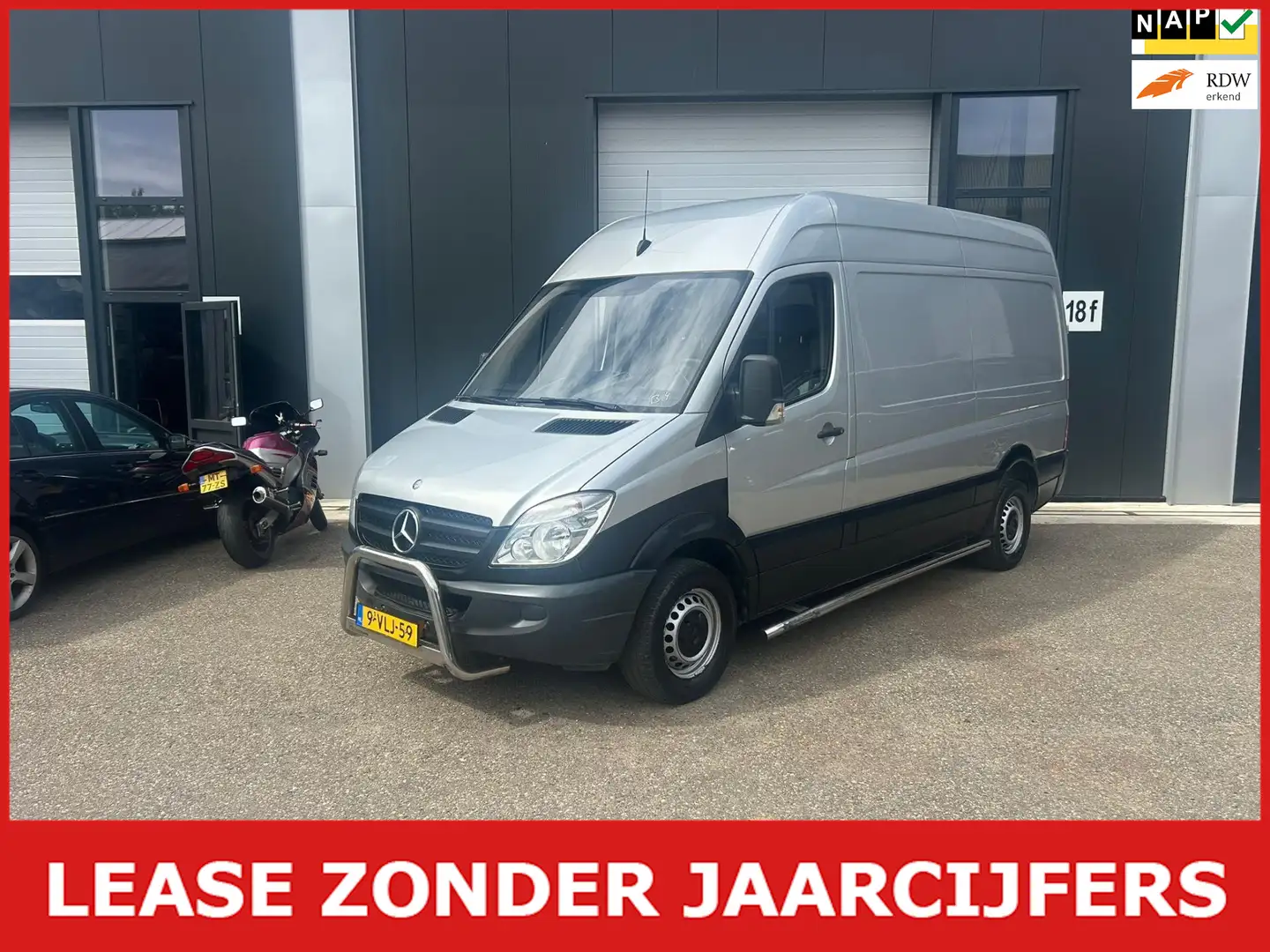 Mercedes-Benz Sprinter 313 2.2 CDI autom 3 pers airco Grijs - 1