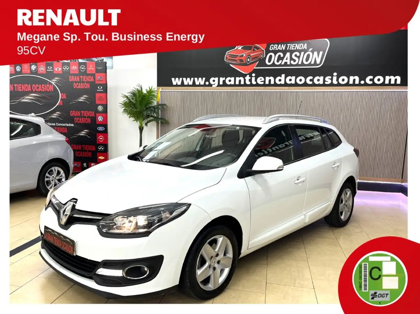 Renault Megane S.T. 1.5dCi Energy Business S&S 95 Weiß - 1