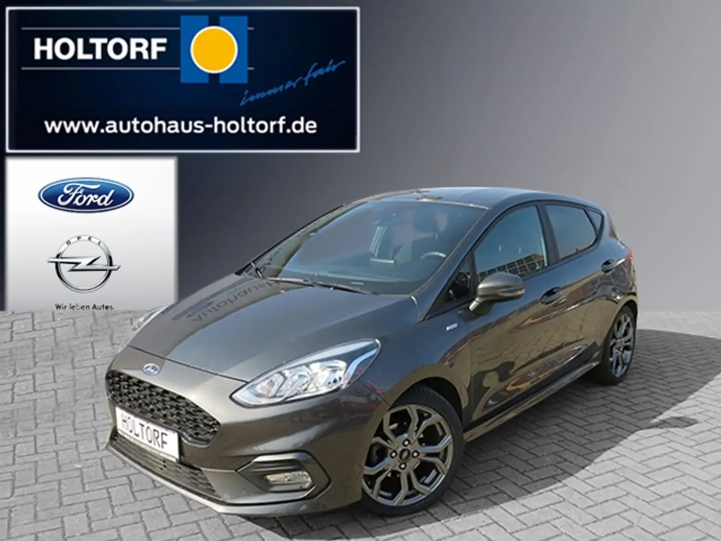 Ford Fiesta ST-Line KLIMA LEDER ALU Gris - 1