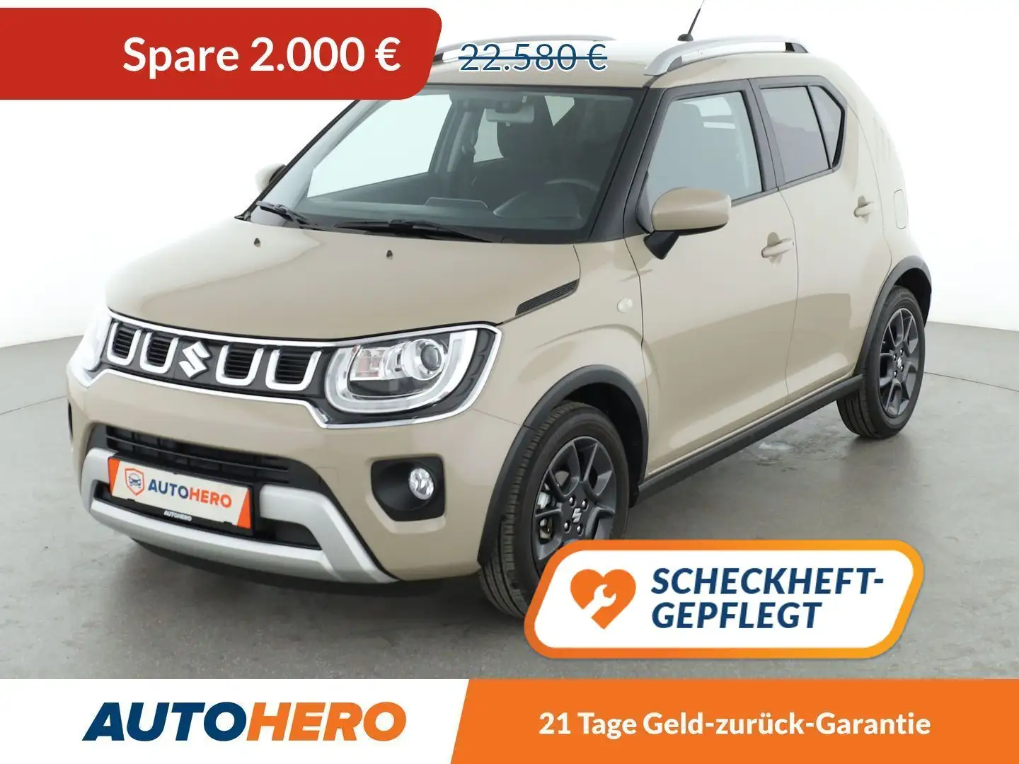 Suzuki Ignis 1.2 DualJet Mild-Hybrid Comfort Aut.*KLIMA* Beige - 1
