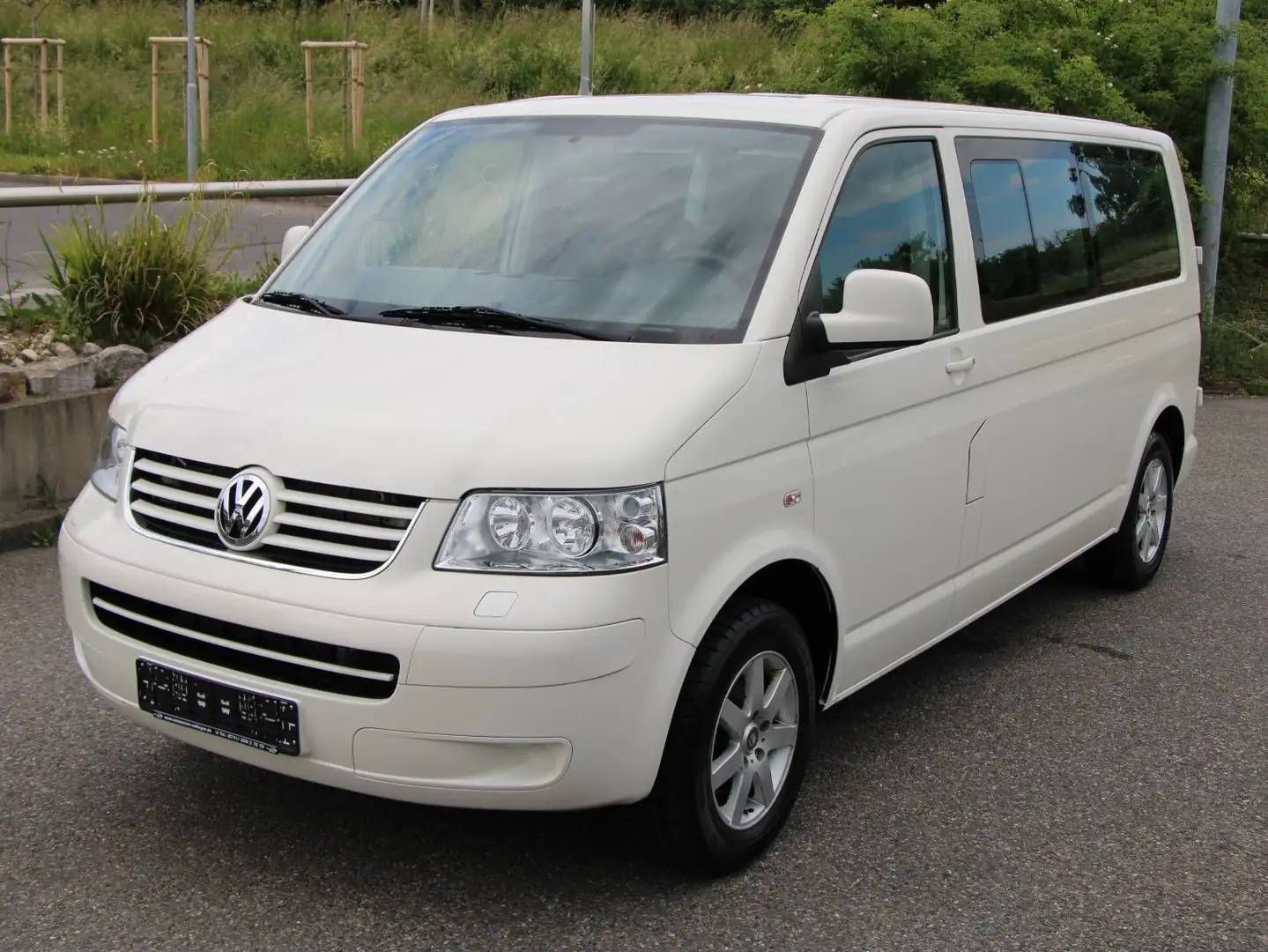 Volkswagen T5 Caravelle Caravelle Comfortline lang 8-Sitze Benzin / Erdgas Blanco - 1