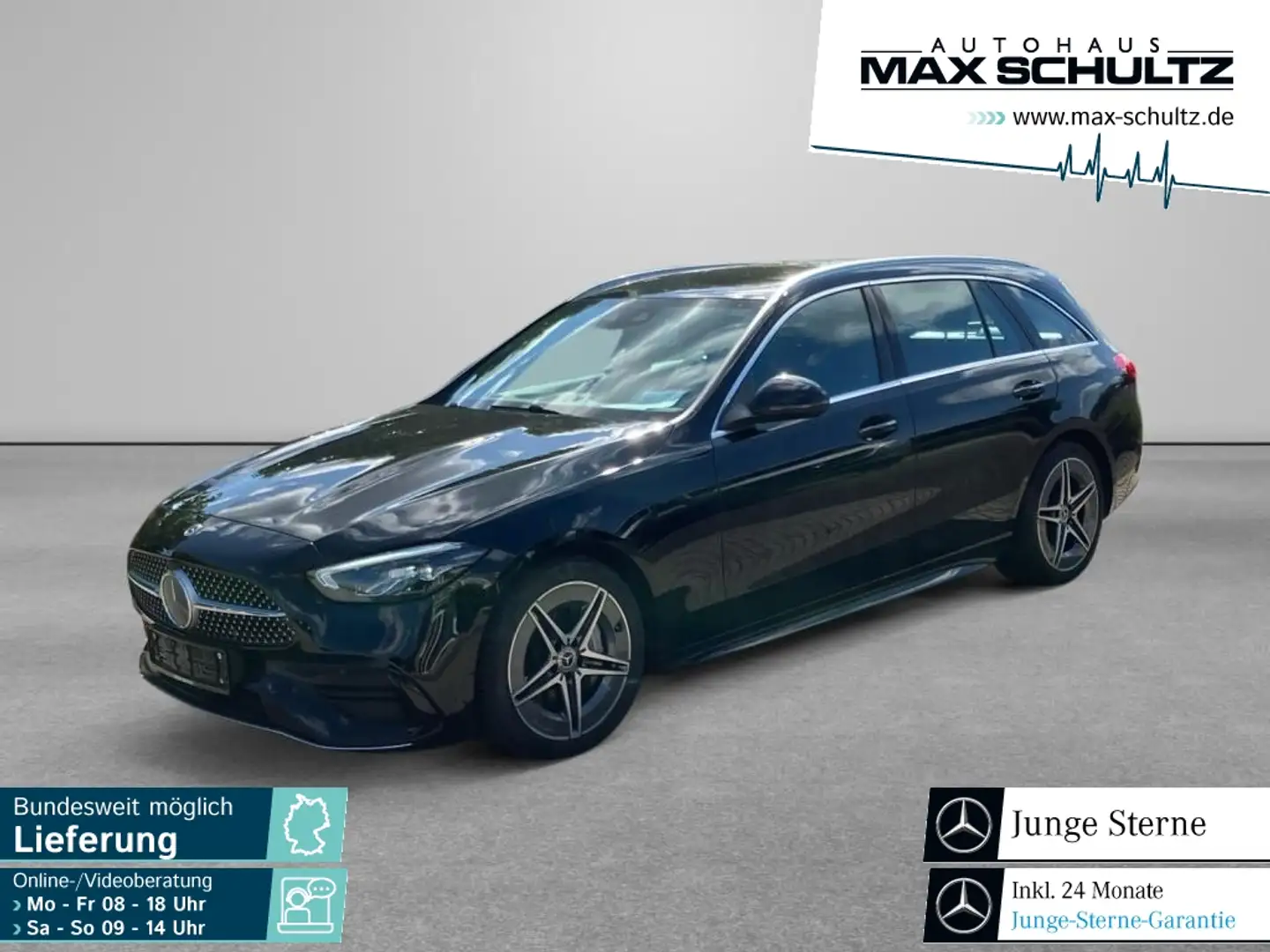 Mercedes-Benz C 220 d T AMG*LED*DISTR*DAB*AMBIENTE*GUARD 360° Schwarz - 1