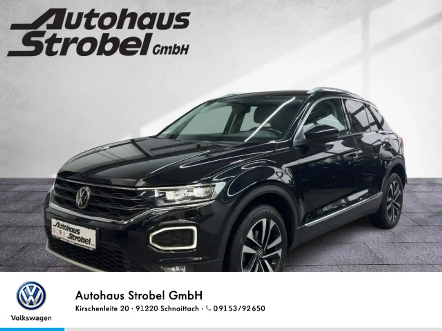 Volkswagen T-Roc 1.5 TSI "UNITED" LED Kamera Navi Climatron Schwarz - 1