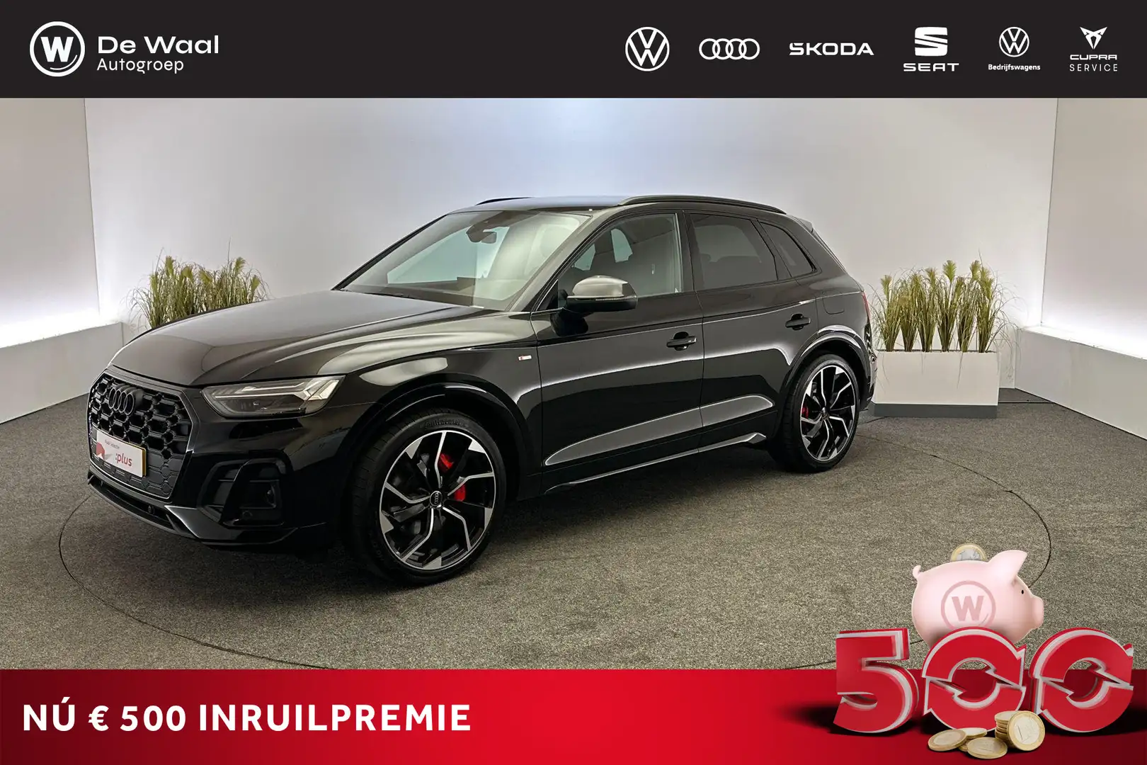 Audi Q5 55 TFSI e 367pk S tronic S edition | S line, Lucht Zwart - 1