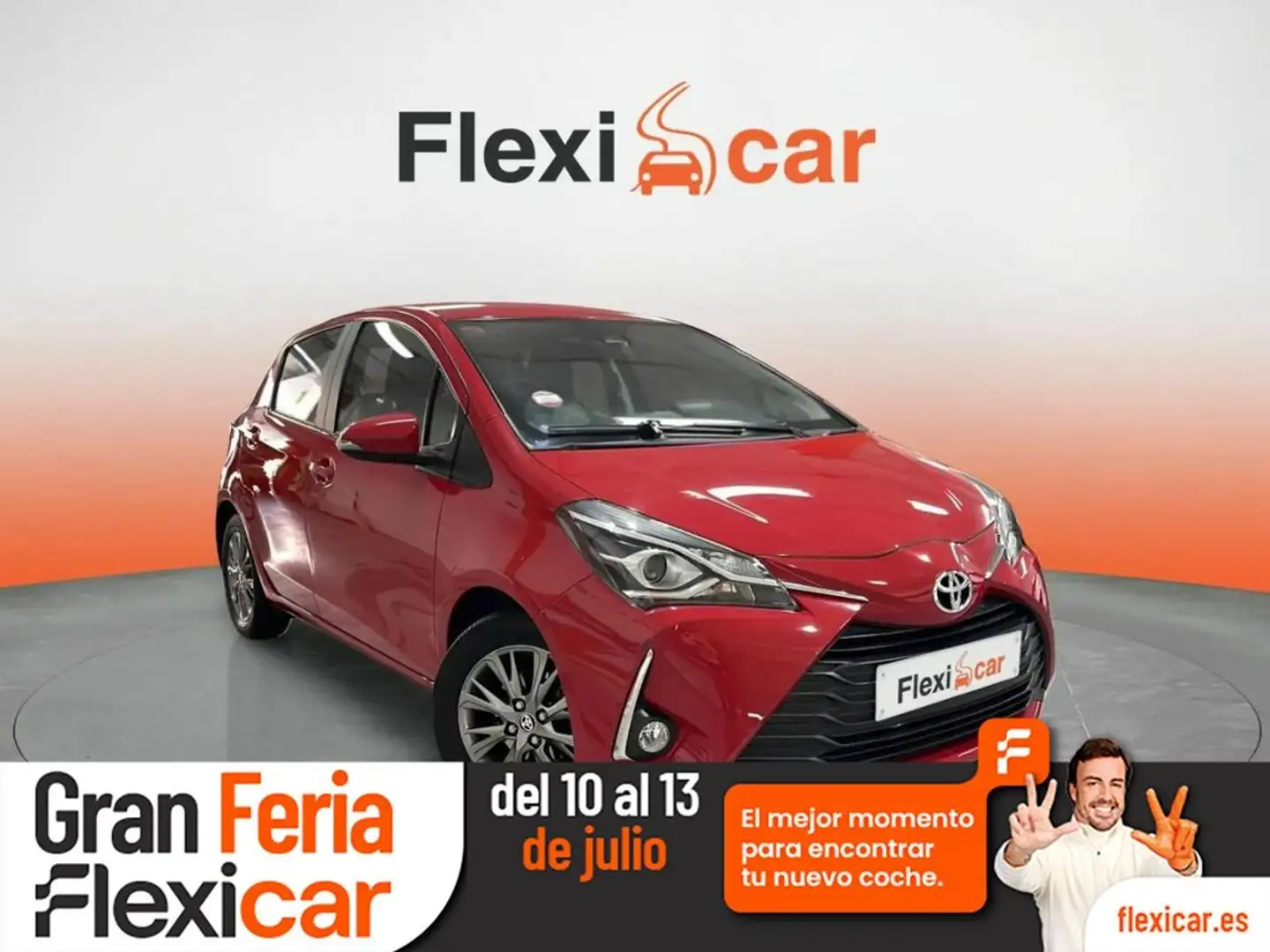 Toyota Yaris 1.0 Active Rojo - 1