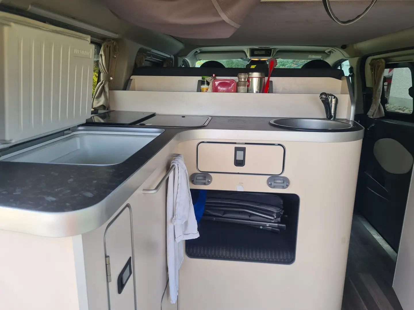 Ford Transit Custom Nugget * Aufstelldach * Heckküche * Markise Schwarz - 2