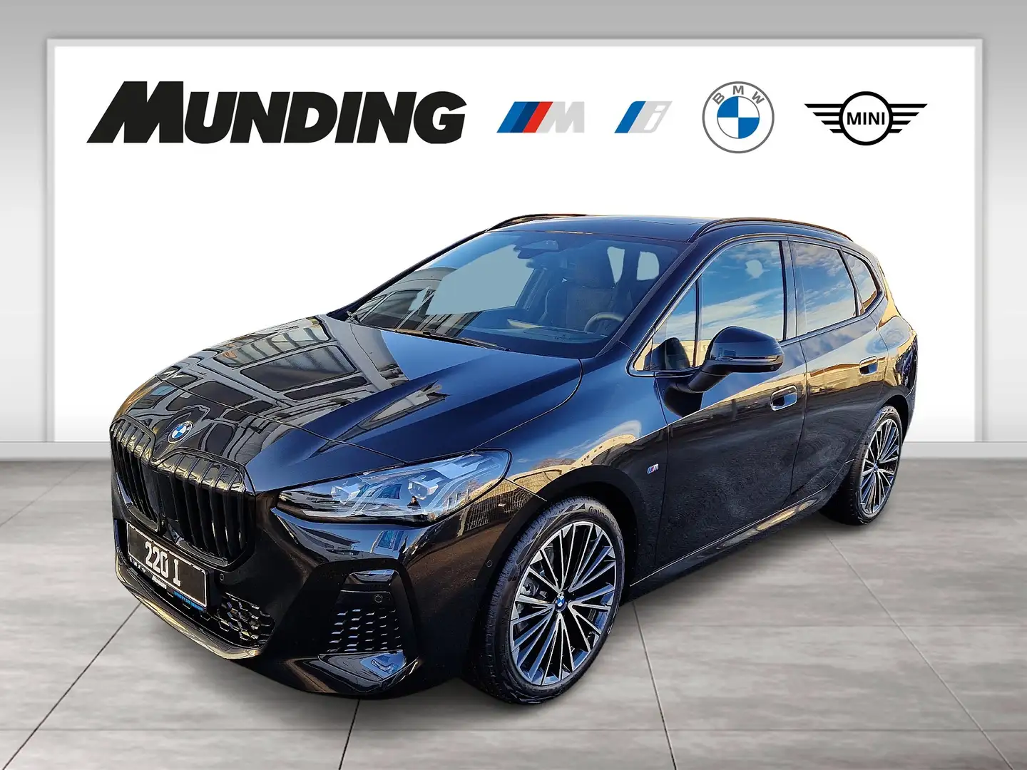 BMW 220 i A M-Sportpaket HUD|Navi|MFL|DAB|LED|WLAN|SHZ|PDC Black - 1