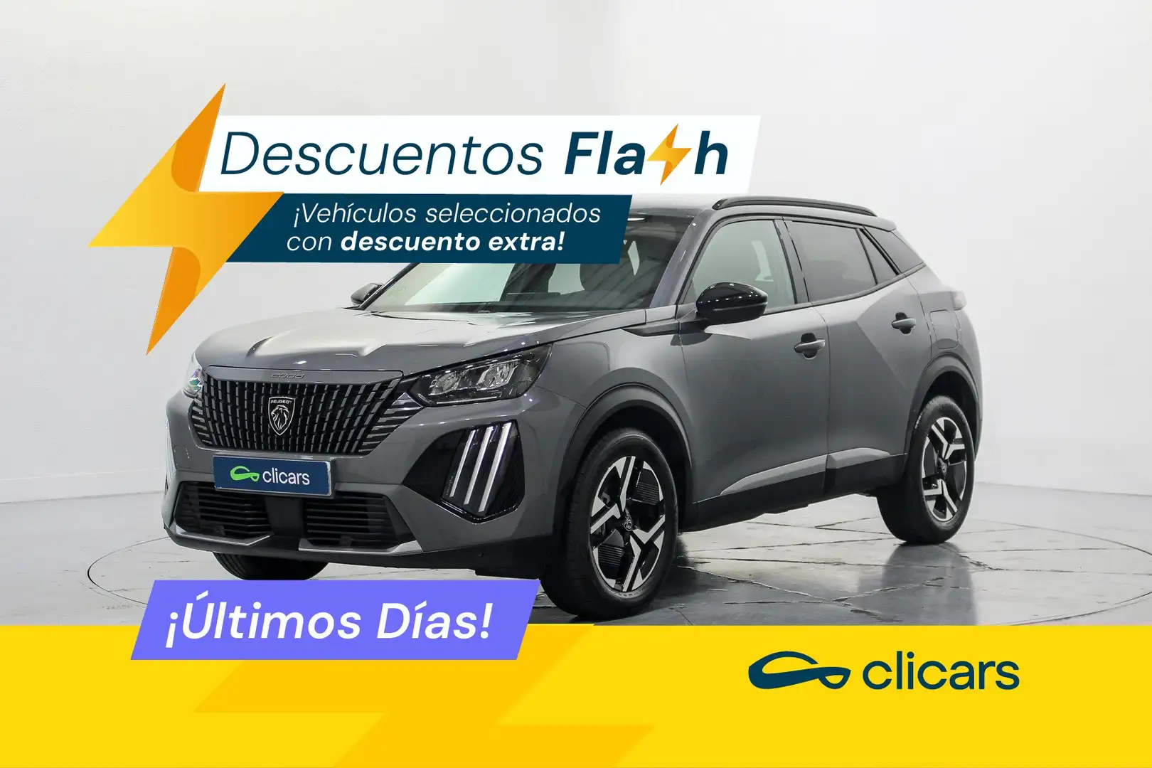 Peugeot 2008 1.2 PureTech S&S Allure 100 Gris - 1