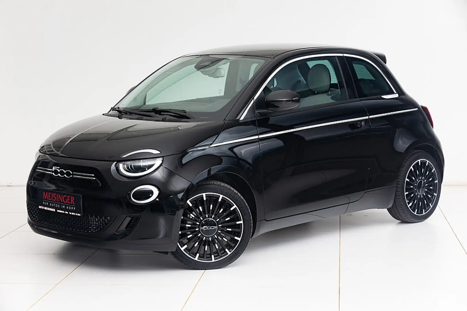 Fiat 500e 500 Elektro La Prima by Bocelli 42 kWh Negro - 1