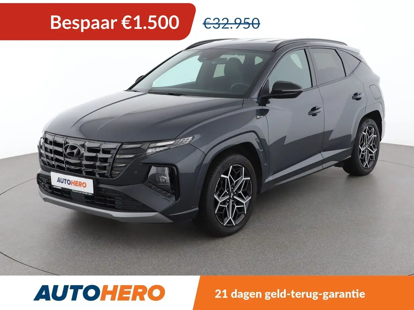 Hyundai TUCSON 1.6 T-GDI Plug-in Hybrid N Line 4WD Grijs - 1