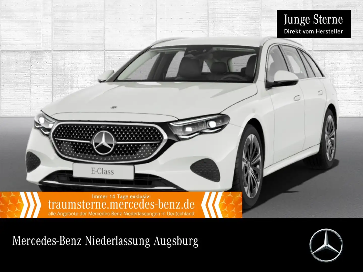 Mercedes-Benz E 300 e T Avantgarde 360° Distr. AHK Spurhalt-Ass Weiß - 1