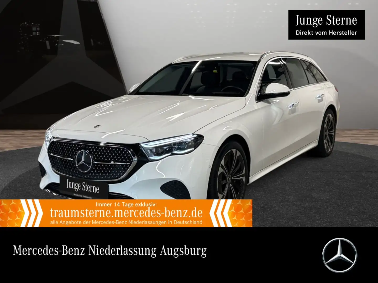 Mercedes-Benz E 300 e T Avantgarde WideScreen Distr. AHK Kamera Weiß - 1