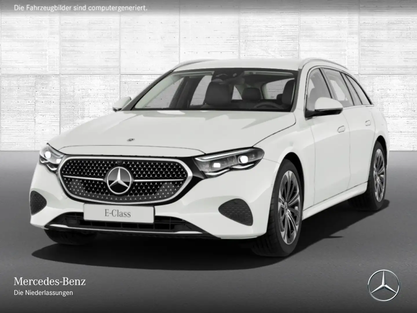 Mercedes-Benz E 300 e T Avantgarde 360° Distr. AHK Spurhalt-Ass Weiß - 2