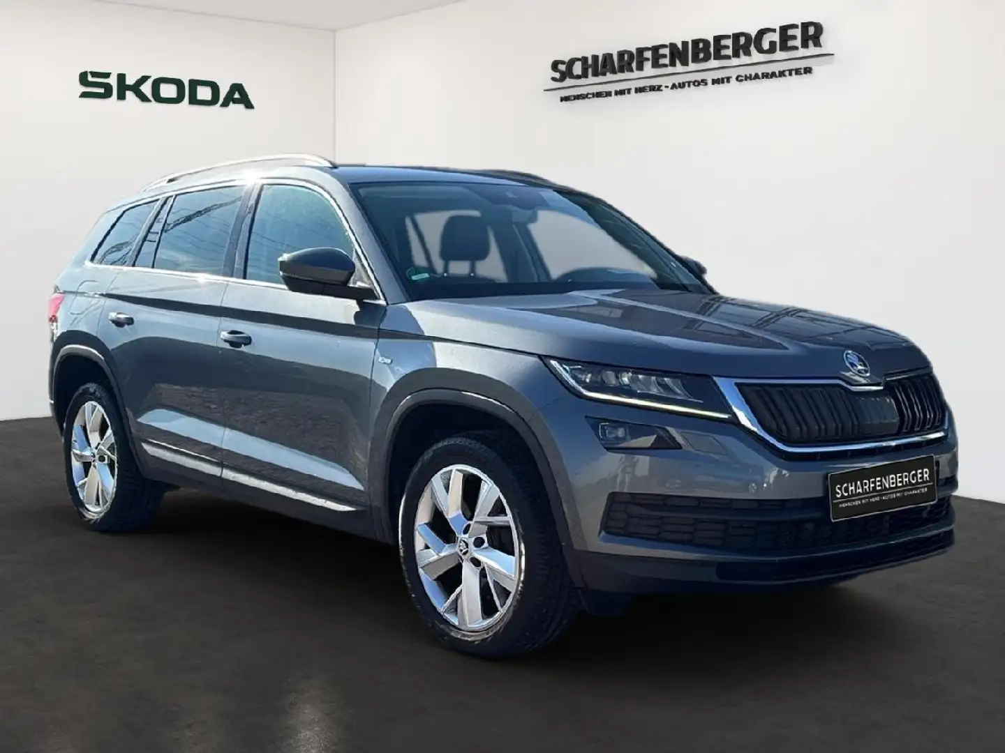 Skoda Kodiaq Soleil 4x4 *ACC,NAVI,TWA,RFK* Gris - 2
