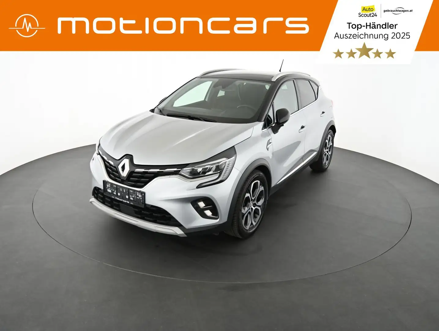 Renault Captur 1.6 E-TECH 160 Aut INTENS Pickerl NEU Silber - 1