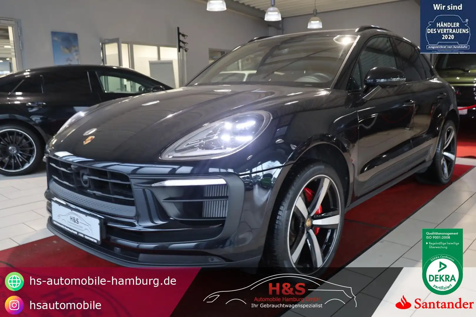 Porsche Macan S Panorama*Kamera*Standheizung Noir - 1
