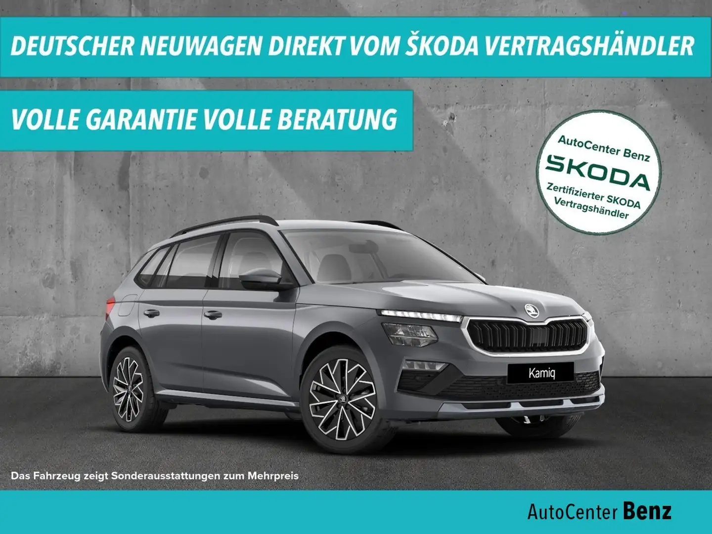Skoda Kamiq 1.0 TSI DSG Balance *MATRIX*AHK*pACC*NAVI Klima Grau - 1