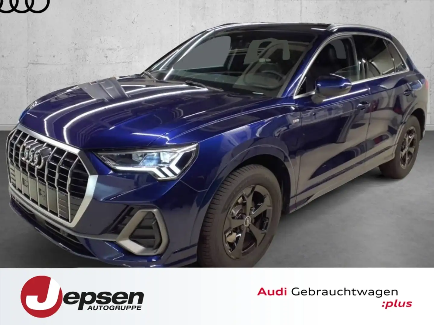 Audi Q3 S line 35 TFSI S tr. LED AHK FLA 19Ž Virtual+ Blau - 1