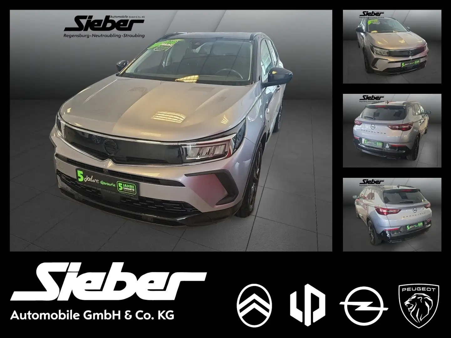 Opel Grandland 1.2 Turbo GS Line *LED*Sitzheizung* Grau - 1