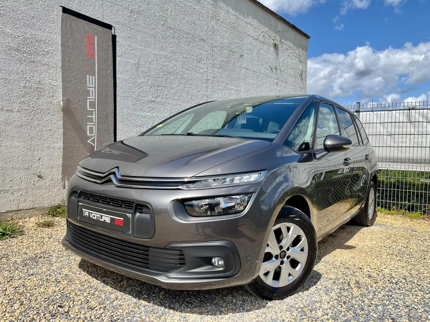 Citroen Grand C4 SpaceTourer 1.5 BlueHDi Feel 7Pl/BOITE-AUTO/NAV/CARPLAY/CLIM-A Grijs - 2