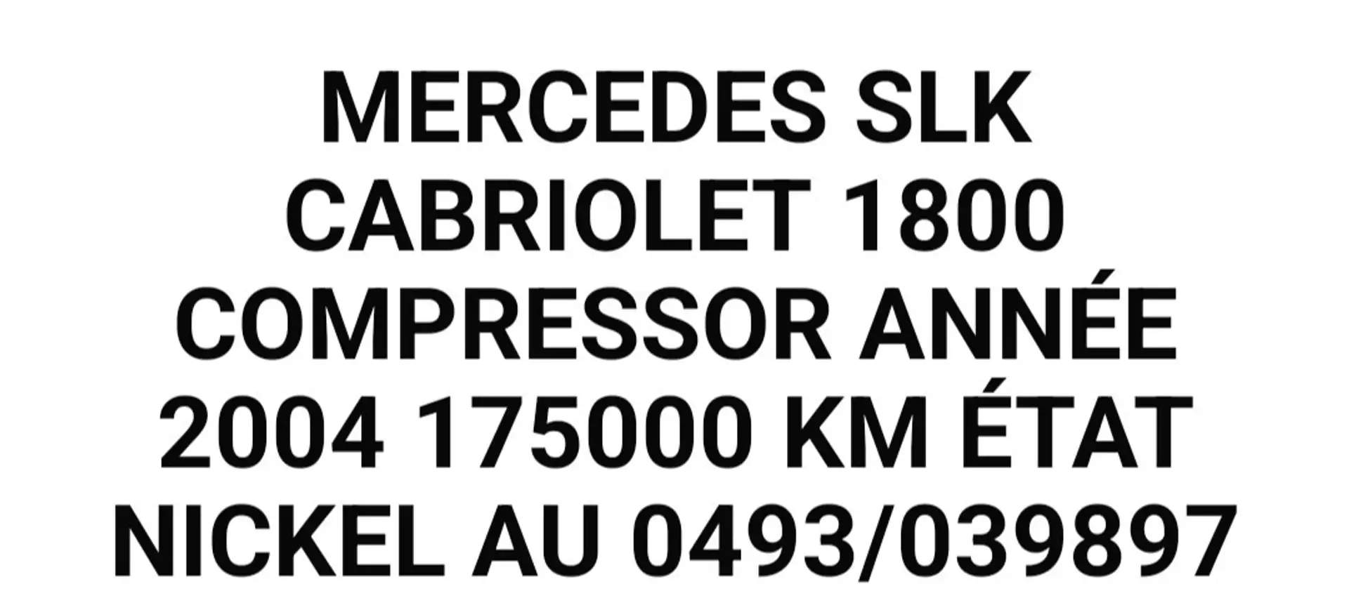 Mercedes-Benz SLK 200 Kompressor - 1