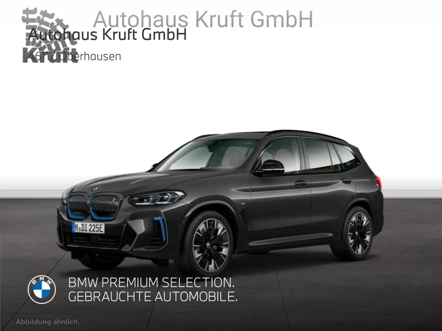 BMW iX3 IMPRESSIVE+AHK+PANO+HUD+LASERLICHT Gris - 2