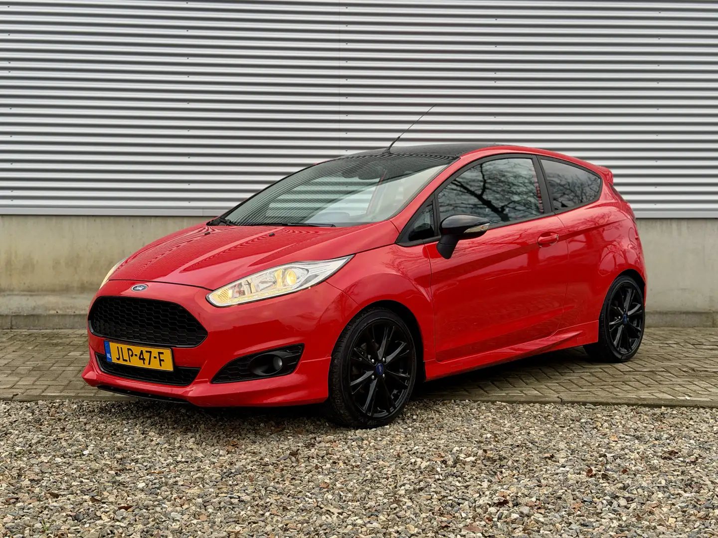 Ford Fiesta 1.0 EcoBoost Red/Black Edition 141 PK [ ecc,audio, Rouge - 1