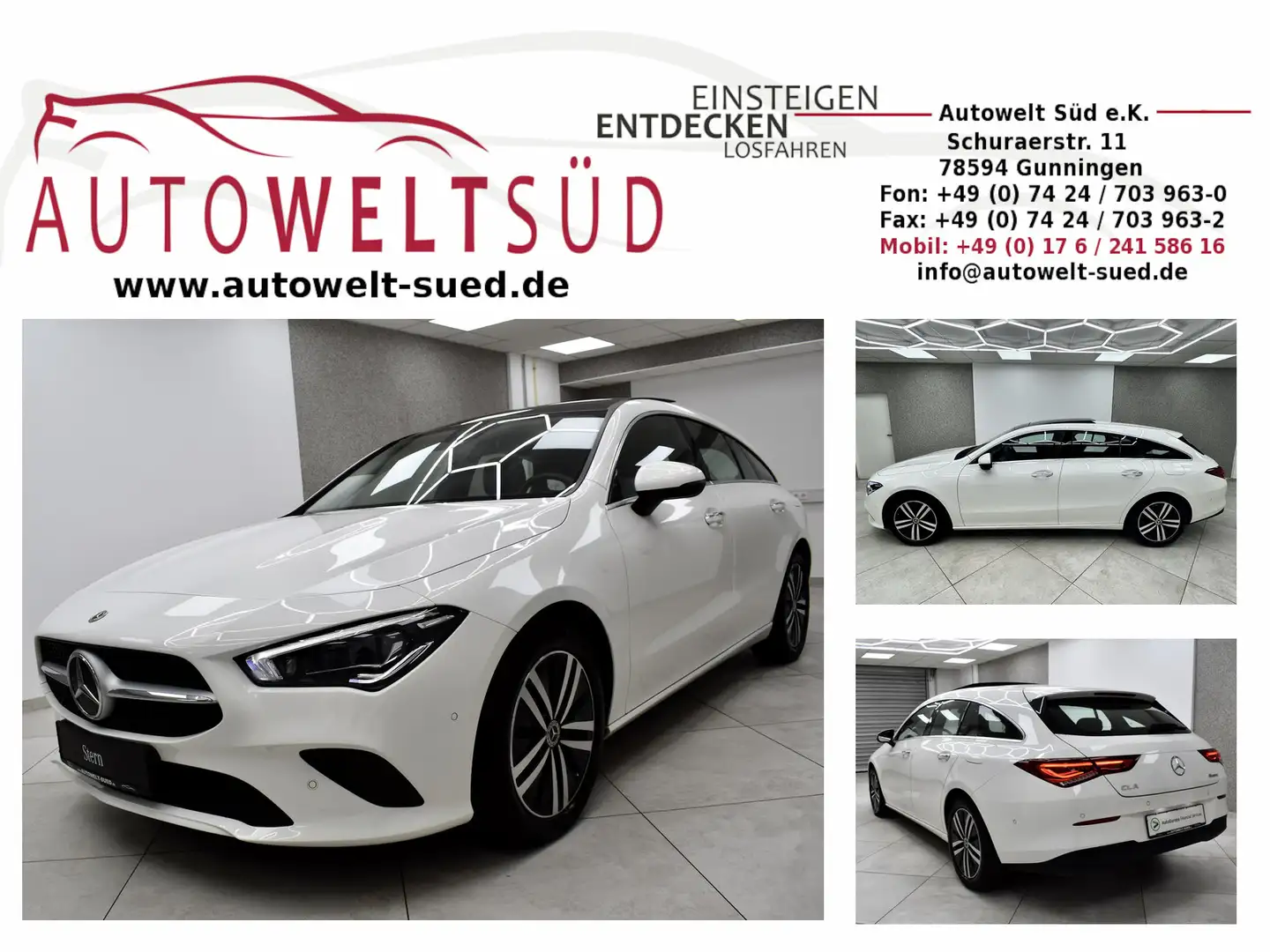 Mercedes-Benz CLA 200 4M Pano Beam RCam Ambient Hifi Weiß - 1
