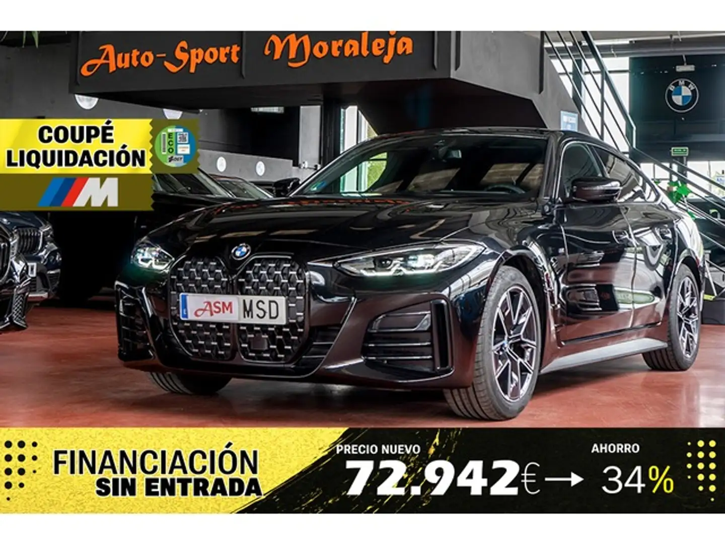 BMW 420 420dA Gran Coupé Negro - 1