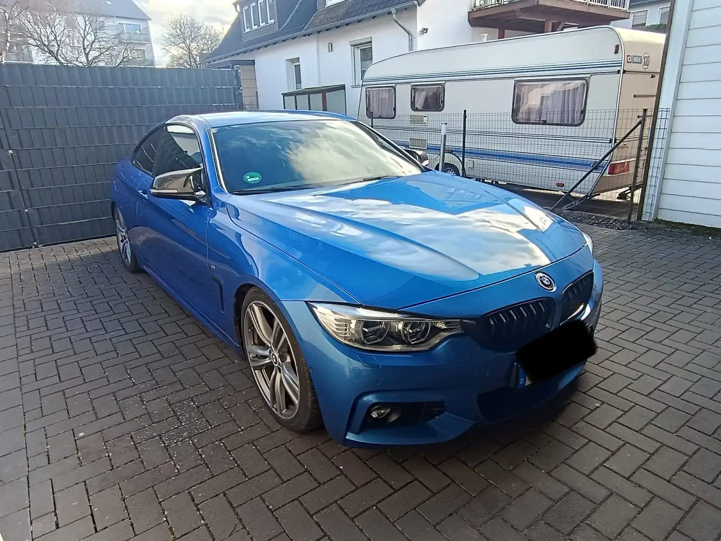 BMW 435 435i Coupe Aut. Sport Line Bleu - 1