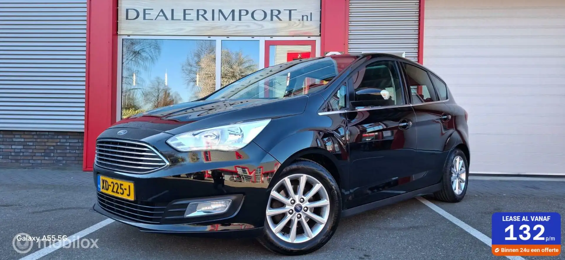 Ford C-Max 1.0 Titanium / Panoramadak / Trekhaak / Climate co Zwart - 1