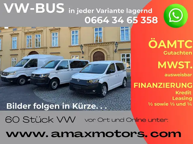 Volkswagen T6 Kombi T6 Doka-Kombi LR 2,0 TDI AHK Komfortsitz Klima ...