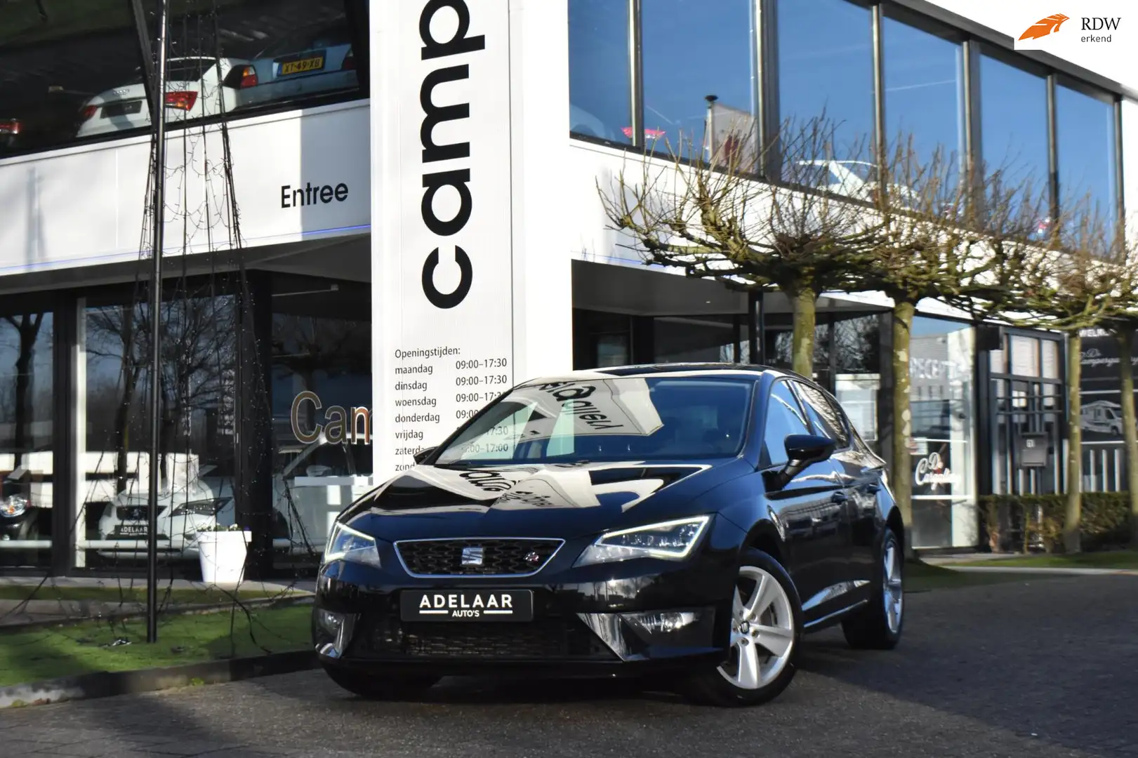 SEAT Leon 1.4 TSI FR 140PK!! XENON, NAVI, STOELVERWARMING Negro - 1