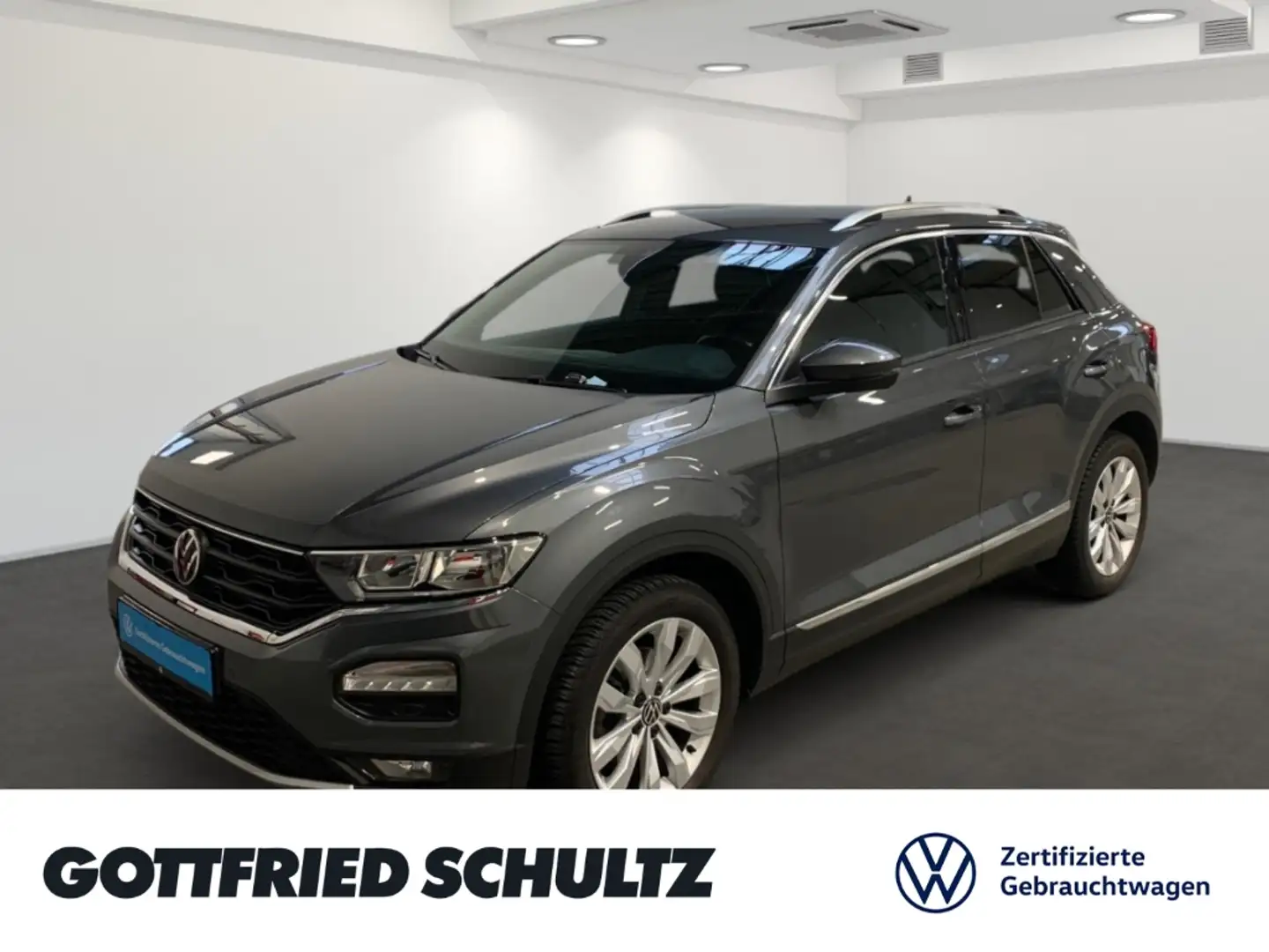 Volkswagen T-Roc SPORT TSI DSG EINPARKHILFE NAVI SITZHEIZUNG ACC Grau - 1