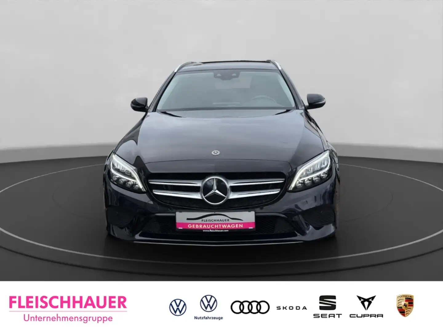 Mercedes-Benz C 220 D T-Modell AHK+LED+RK+Navi+CarPlay+PDC-Plus Schwarz - 2