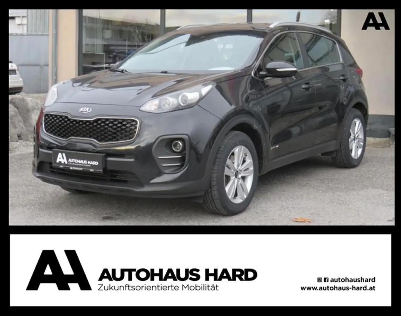 Kia Sportage 2,0 CRDI AWD Silber MT6 Schwarz - 1