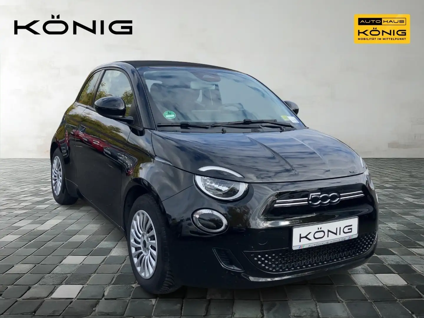 Fiat 500e Cabrio MY23 CarPlay*AndroidAuto*Klima*Radio Schwarz - 2