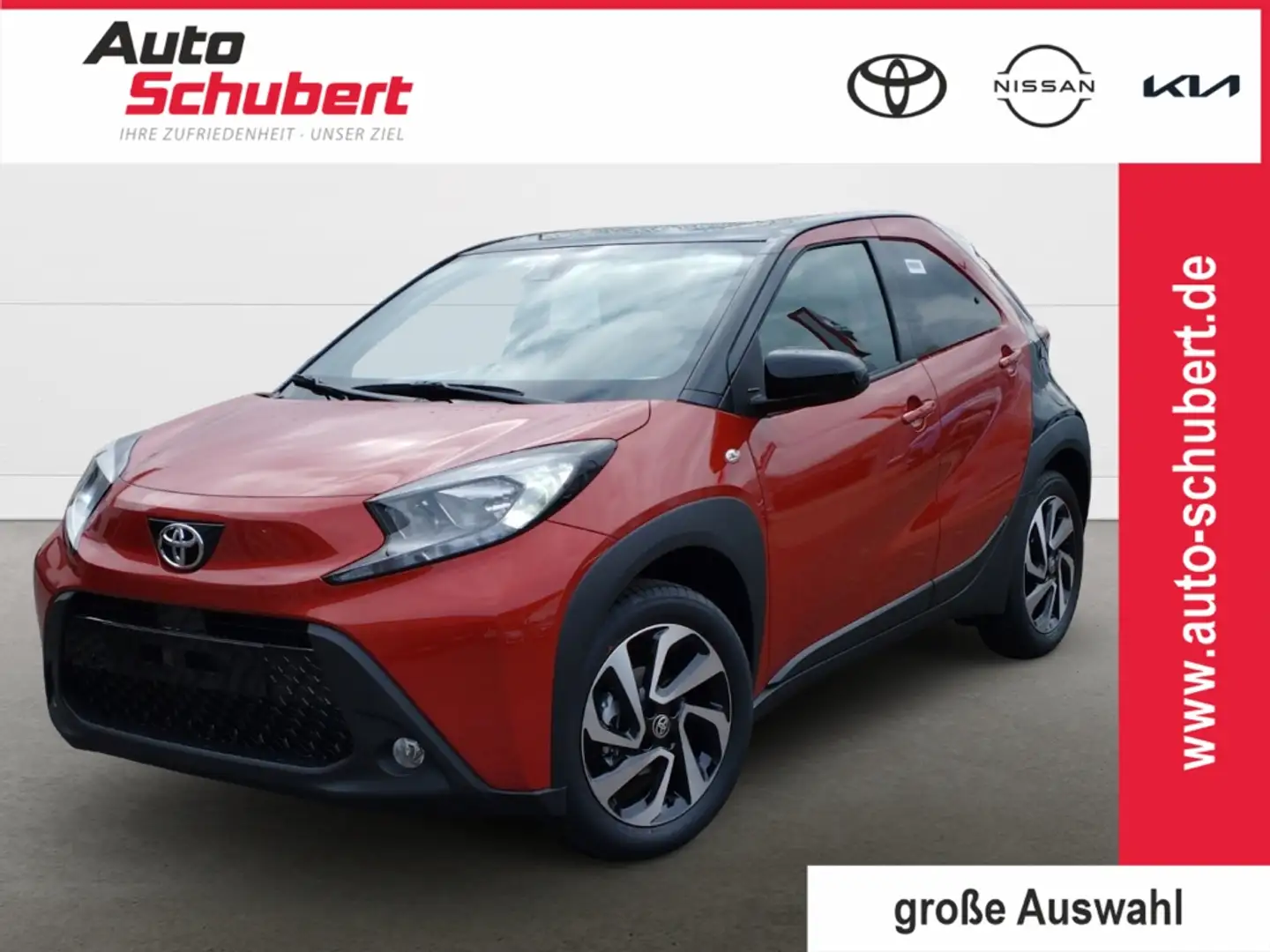 Toyota Aygo X 1,0l Teamplayer Apple CarPlay Android Auto Musikst Rot - 1