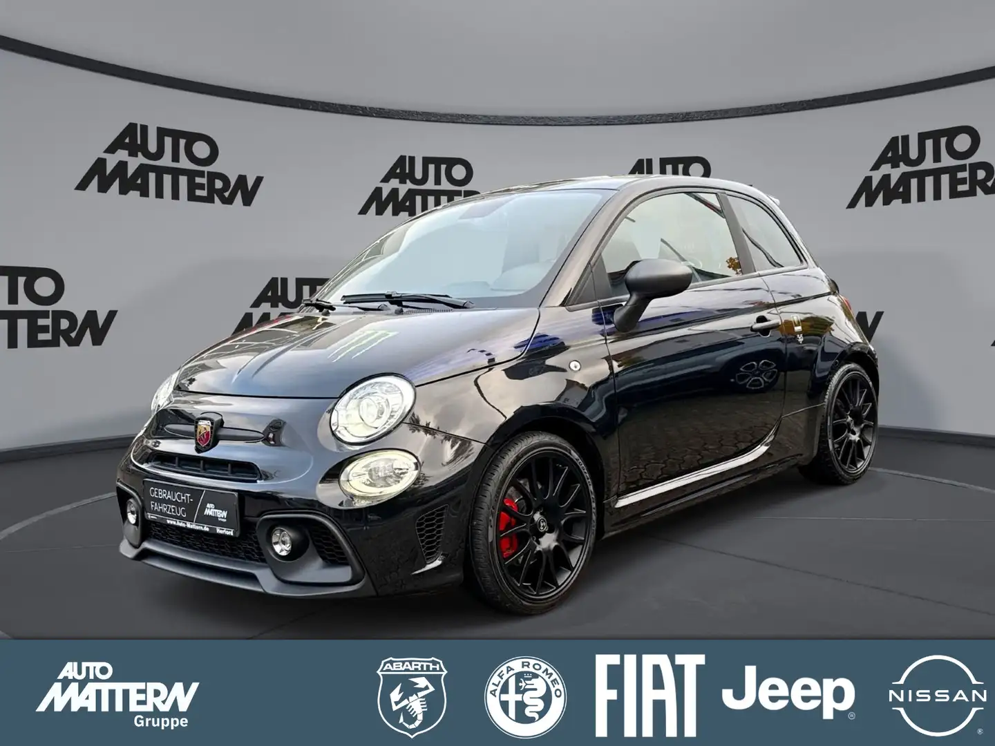 Abarth 595 1.4 T-Jet 16V Monster Energy Yamaha Zwart - 1