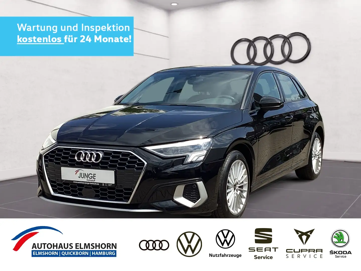 Audi A3 Sportback advanced 40 TFSIe S tronic NAV KAM LED Schwarz - 1